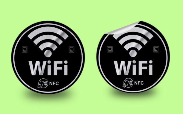 Sticker NFC Smartagger per Wi-Fi  – ⌀5cm - Connessione Smart e Immediata - immagine 2